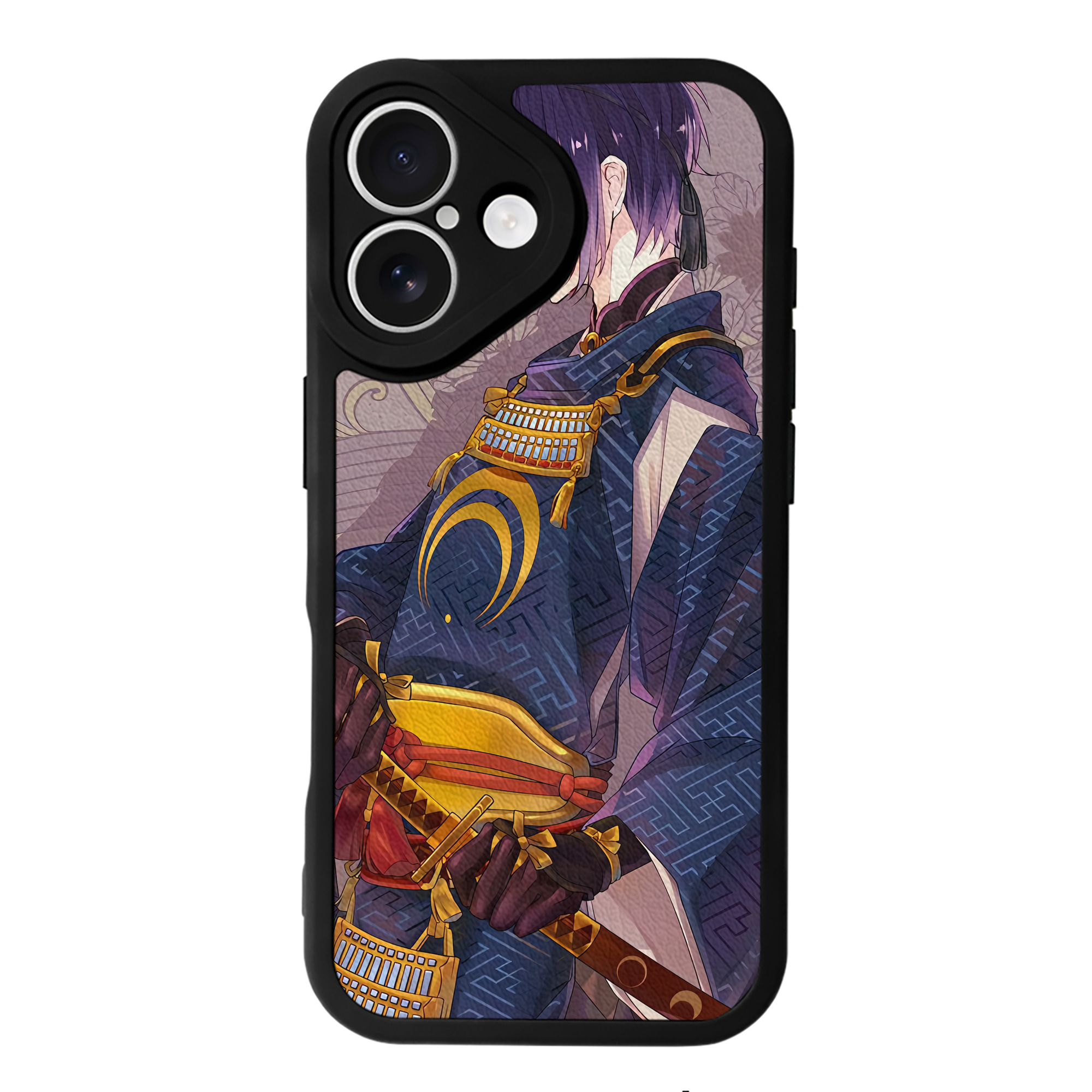 （画像用） 刀剣乱舞 Touken Ranbu 【iPhone 16シリーズ対応】シリコンスマホケース（レザー調） 材質：シリコン